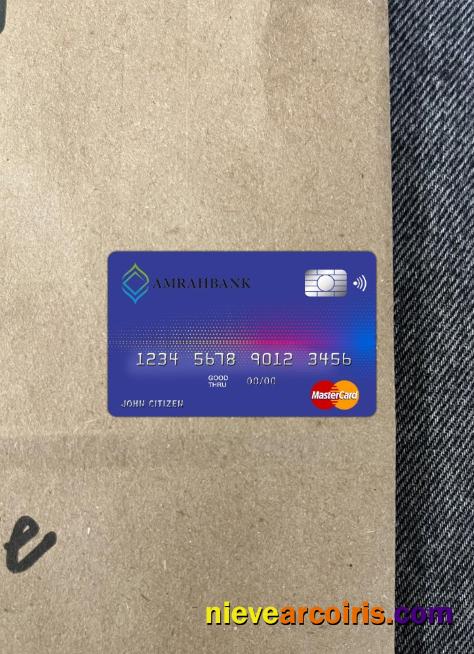 Azerbaijan Amrahbank master card photolook